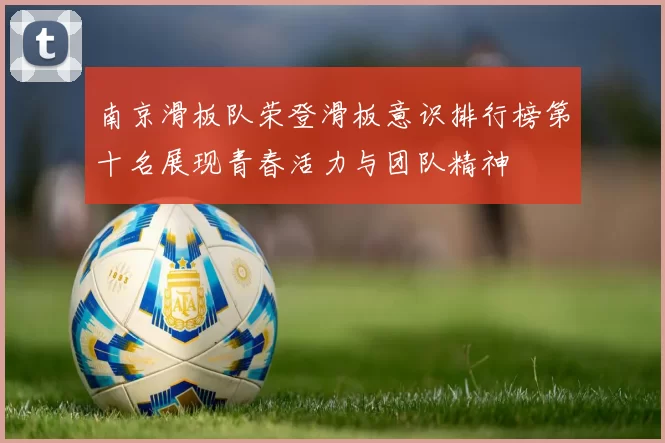 南京滑板队荣登滑板意识排行榜第十名展现青春活力与团队精神