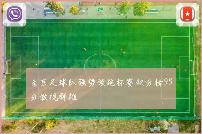 南京足球队强势领跑杯赛积分榜99分傲视群雄