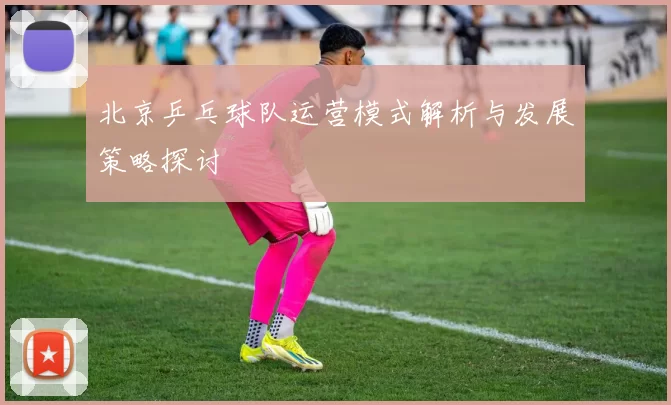 北京乒乓球队运营模式解析与发展策略探讨